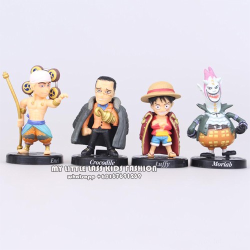12Pcs One Piece Pvc Figure Cake Topper Collection