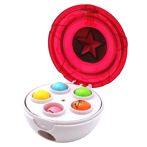Captain America/Ironman Marble Shooter with 5 Colors of Launchable Marble