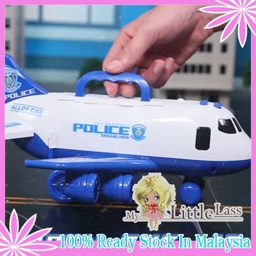 Airplane Model Transformable Battery Operated Story Telling Police Fire Rescue
