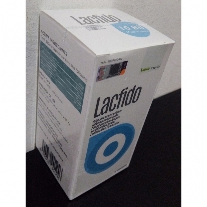 Lang Bragman Lacfido Capsule 90pcs - 10 Billion Multiblend High Strength Probiotic