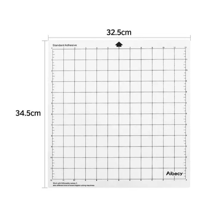 (READYSTOCK SALES)SILHOUETTE CAMEO GRAPHIC A3 ADHESIVE,TRANSPARENT & REPLACEMENT CUTTING MAT, WITH MEASURING GRID