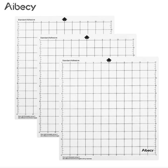 (READYSTOCK SALES)SILHOUETTE CAMEO GRAPHIC A3 ADHESIVE,TRANSPARENT & REPLACEMENT CUTTING MAT, WITH MEASURING GRID