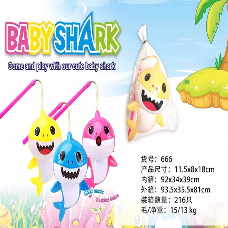Mid Autumn Festival Baby Shark Musical Tanglung 鲨鱼宝宝音乐灯笼