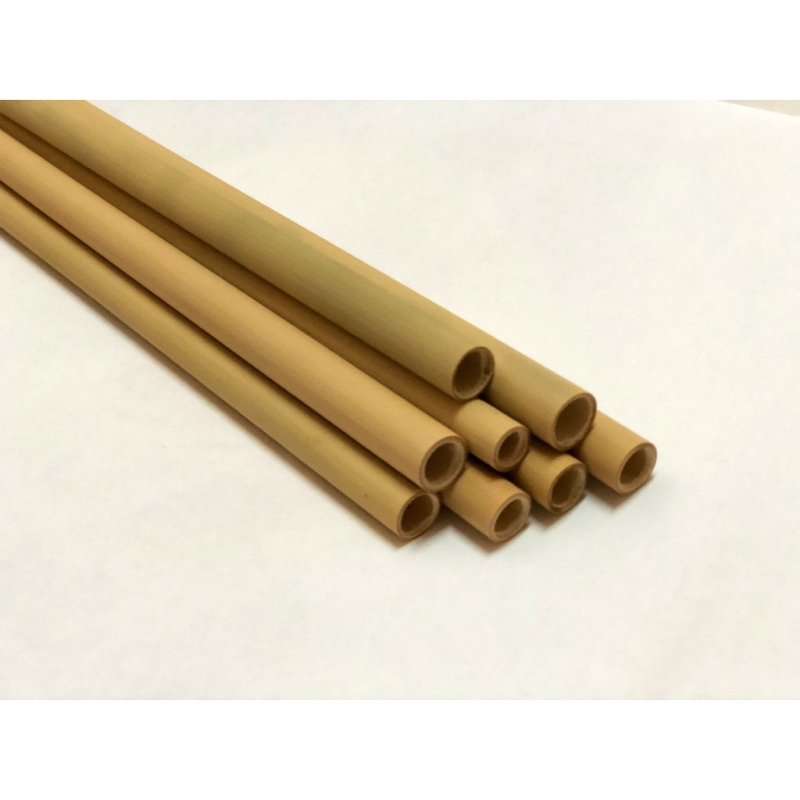 TheUsuk Reusable Bamboo Drinking Straw - Natural Regular 8″/20.5cm