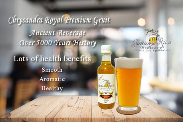 6 Bottle Chrysandra Royal Premium Gruit 350ml - Traditional Ancient Beverage With Lots of Health Benefits
