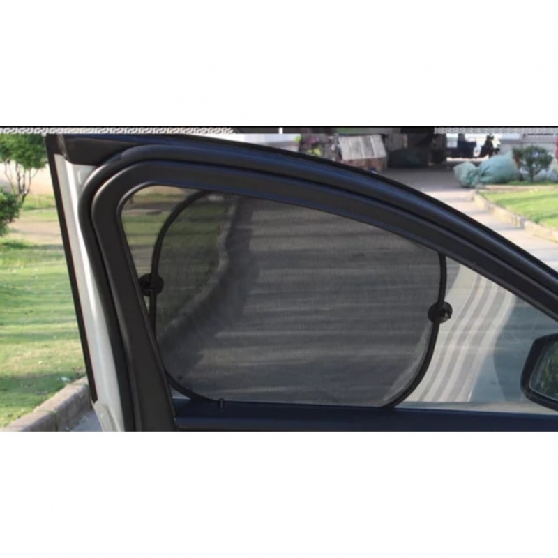 Car Back Side Black Window Sun Block Sun Shade Sunshade 5 in 1 Set