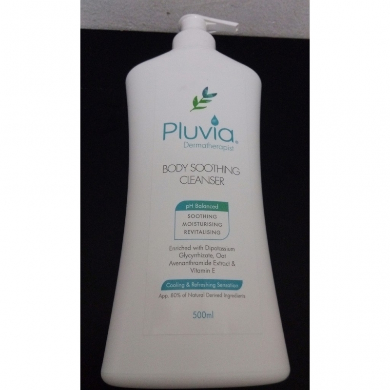 Pluvia Dermatherapist Body Soothing Cleanser 500ml - Itch Relief, Skin Moisturiser