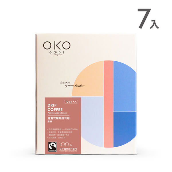 【Ecological Green OKO】Follicular coffee hanging ear bag 7 pcs-rich red (10g x 7 pcs)