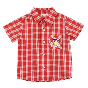 (MYBABY)MYBABY happy friends series shirt (red)