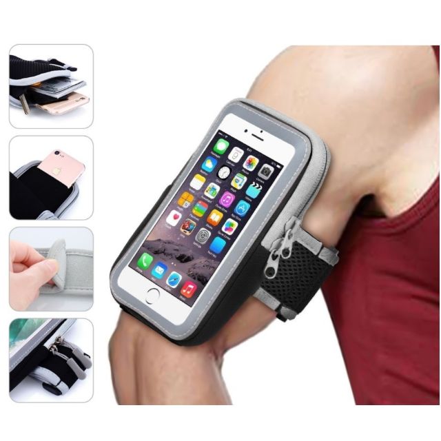 🔥READY STOCK🔥Sports Armband Phone Pouch Mobile Exercise Running Key Holder