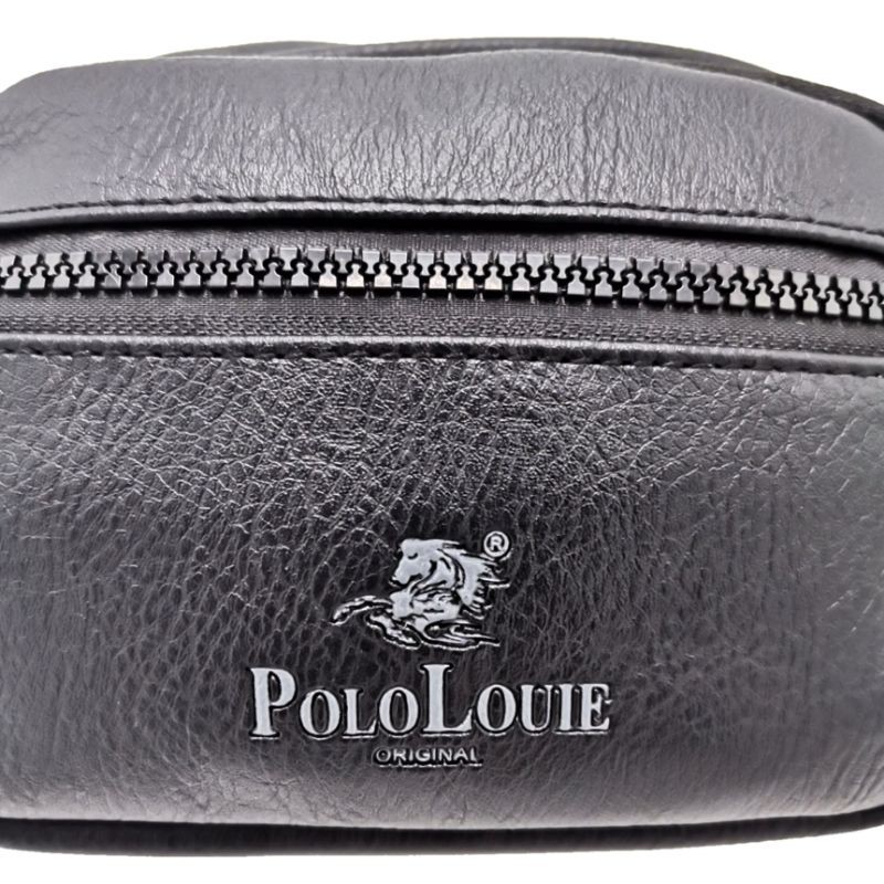 Original Polo Louie (M) Newest Men Leather Chest Bag Waist Bag Crossbody Sling Bag