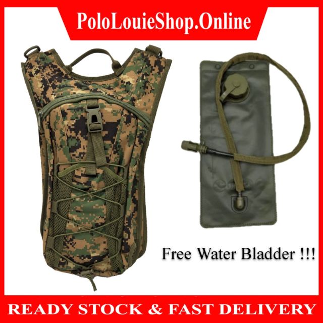 High Quality Backpack Bag 10L Hydration Outdoor Tactical Army Military Water Bladder Sports Cycling Hiking Bag Jogging