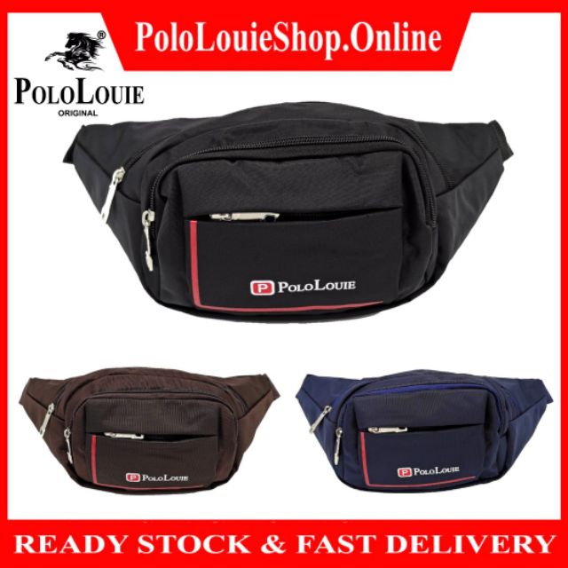 📣Polo Louie MEN Women Waist Pouch Bag Canvas Casual Chest Bag Crossbody Shoulder Bags