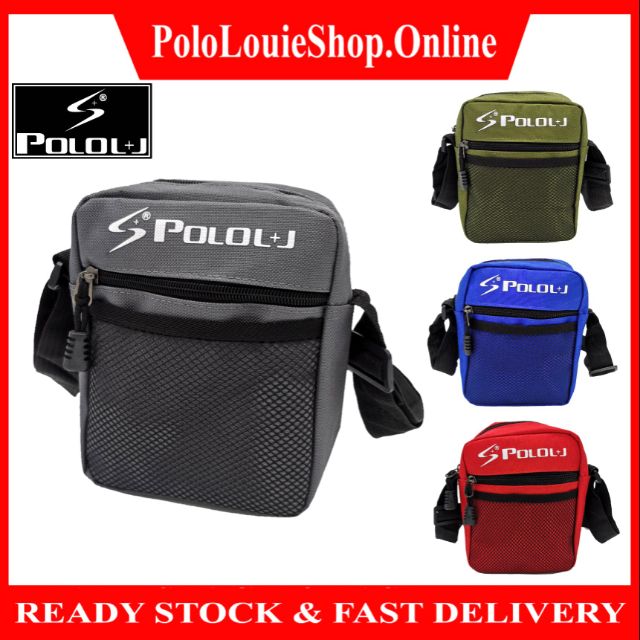 Original Polo L+J Canvas Mini Sling Bag Fashion Street Style Messenger Bag Crossbody Bag