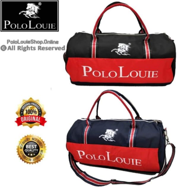 🔥READY STOCK🔥ORIGINAL High Quality Polo Louie Waterproof Travel Bag Gym Bag