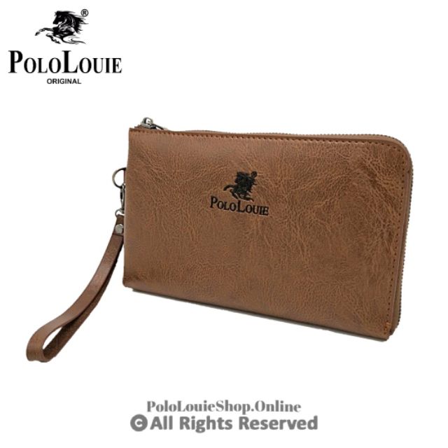 [READY STOCK] Original Polo Louie Premium Quality Multipurpose Unisex Leather Clutch Zip Wallet