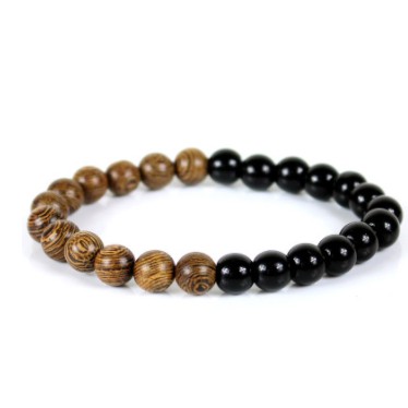 Original Wooden Bracelet Mix with Tiger Eye/Glossy/Lava 8MM/10MM Local Seller