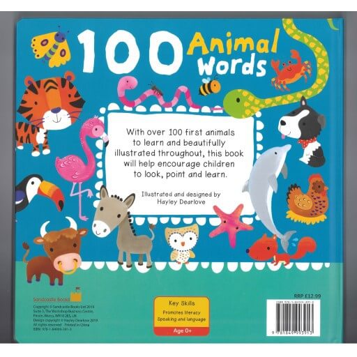 Baby Board Book 100 Animal Words (ISBN: 9781849993913)