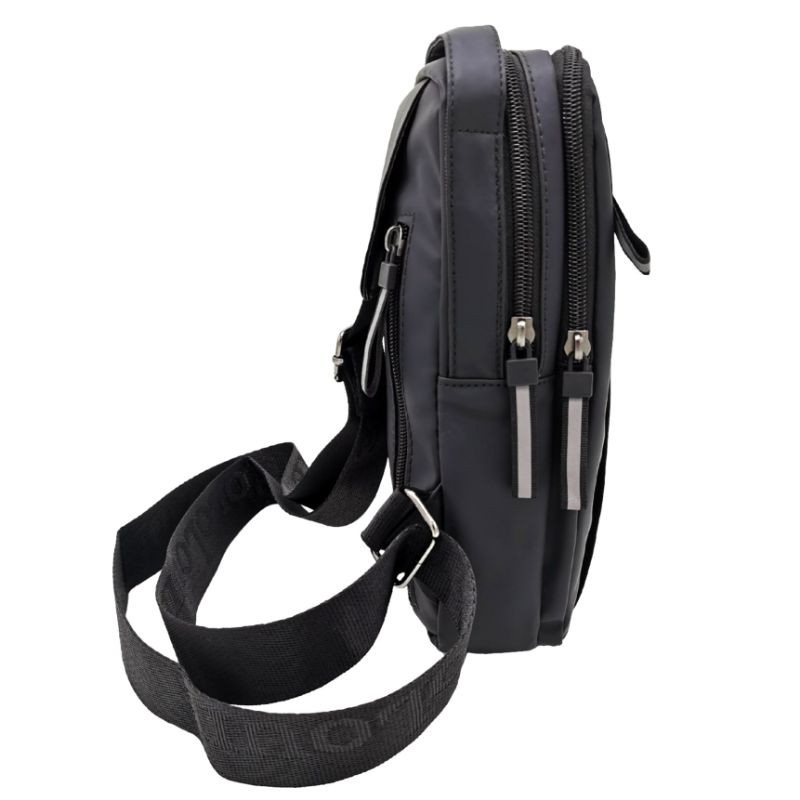 Original Polo Louie Men Waterproof Chest Bag USB Sling Bag Fashion  Handcarry Backpack Beg