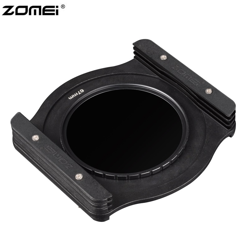 Zomei P3 Metal Holder Filter Bracket + 8pcs Adapter Rings For DSLR