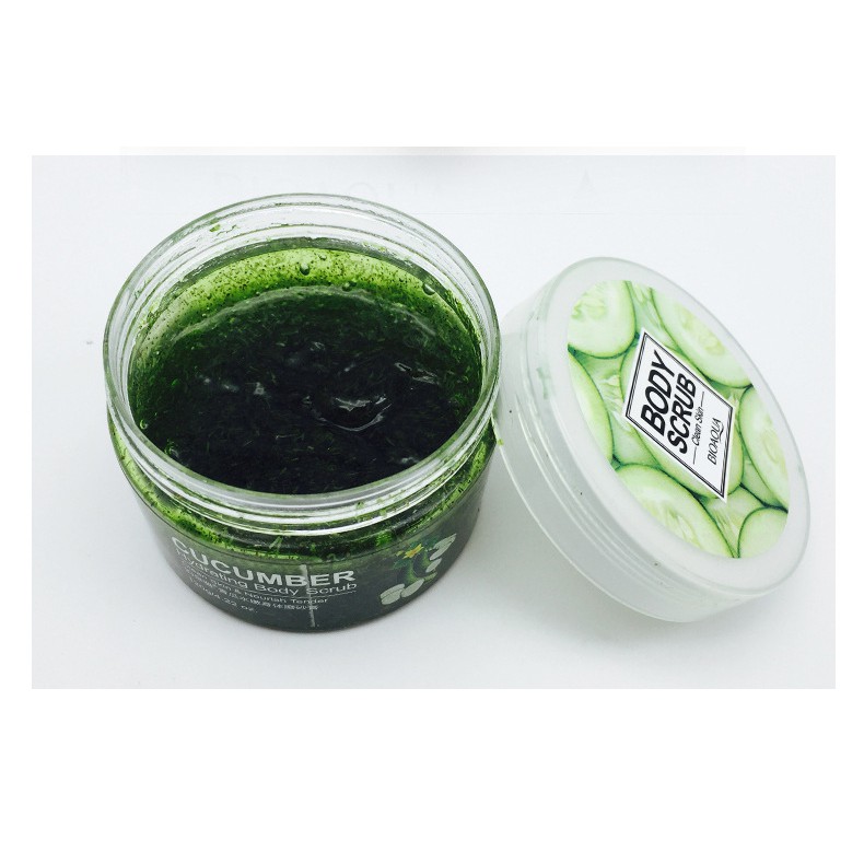 BIOAQUA Mud Activation Moisturizing Exfoliating Cream Body Scrub Cucumber Novelty Control Oil 120g