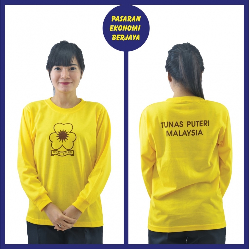 Tshirt Tunas Puteri Lengan Panjang Tshirt Persatuan Tunas Puteri Persatuan Sekolah Baju Sekolah Baju Tunas Puteri