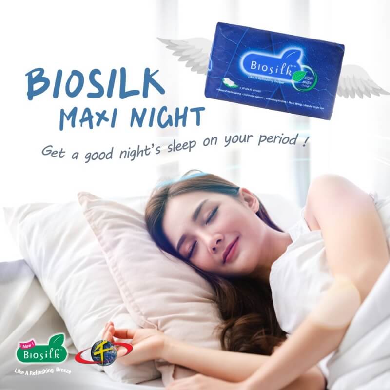 Biosilk Herbal Maxi Nightuse Sanitary Pad 290mm 20's