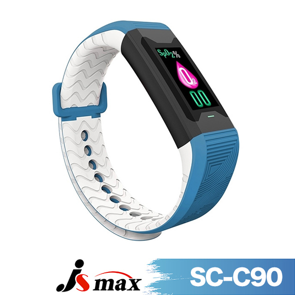 JSmax SC-C90 wisdom multifunction sports bracelet Health Management - (Blue)