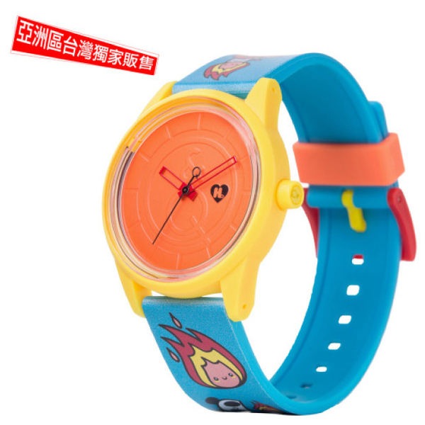 (Q&Q)Harajuku Lovers x Off Stephanie Joint Limited Solar Watch-840 Hot Rock / 40mm