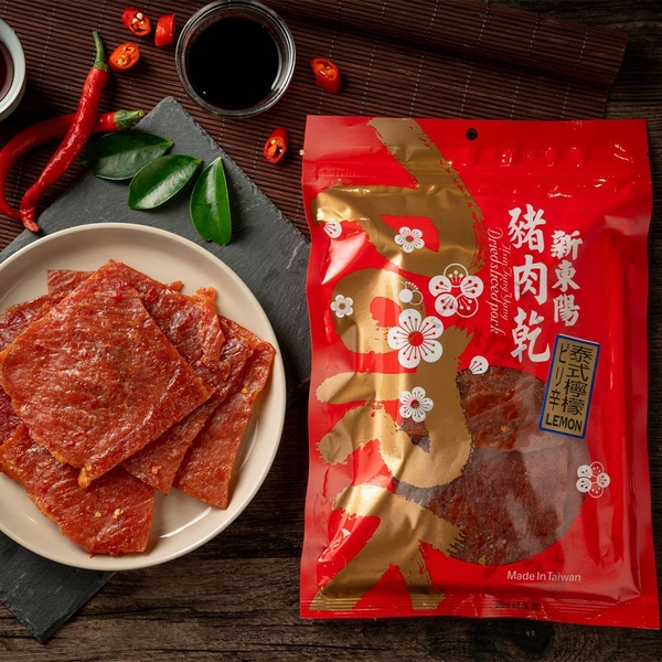 [新東陽] 泰式檸檬豬肉乾230g x5袋
