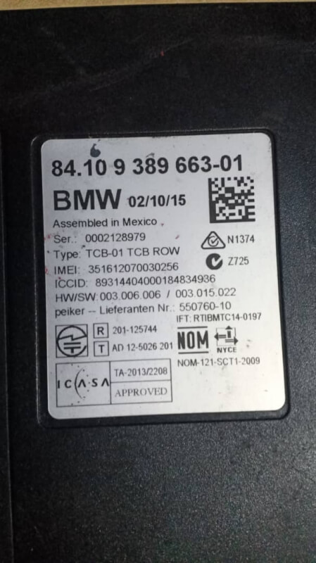 BMW X5 F15 X6 F16 TELEMATICS CONTROL UNIT MODULE(NEW)
