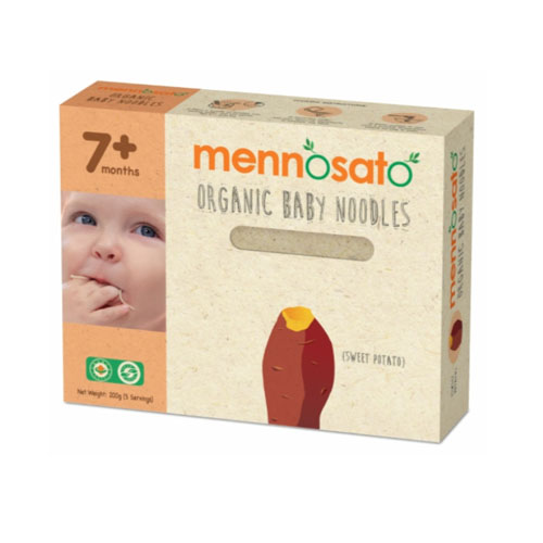Mennosato Organic Sweet Potato Baby Noodle (200G)