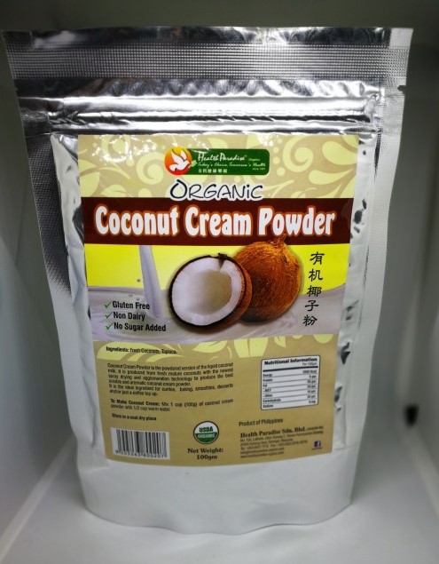HEALTH PARADISE Organic Coconut Cream Powder (100gm)