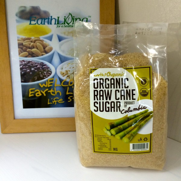Earth Organic Organic Raw Cane Sugar (1KG)