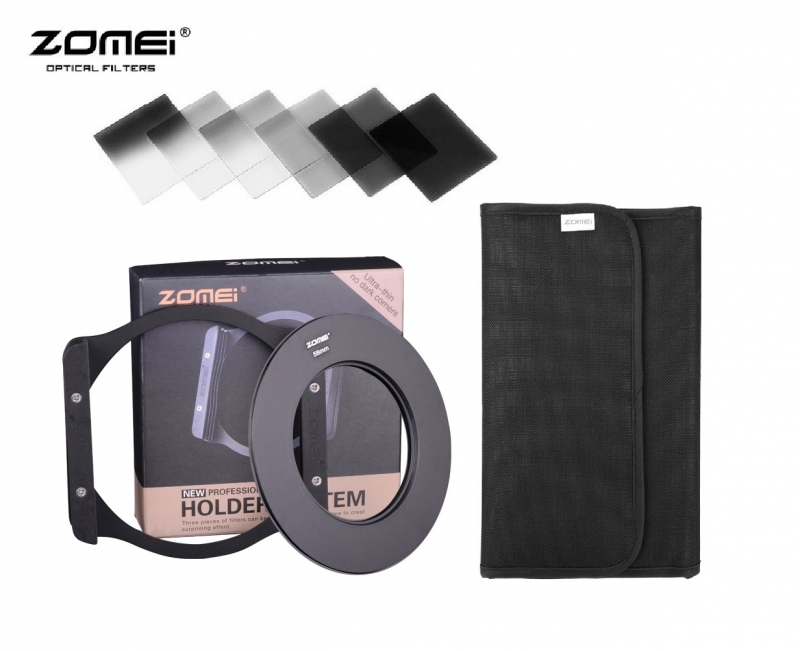 ZOMEI P-Series Metal Holder ND Neutral Density Square Filter Kit Set