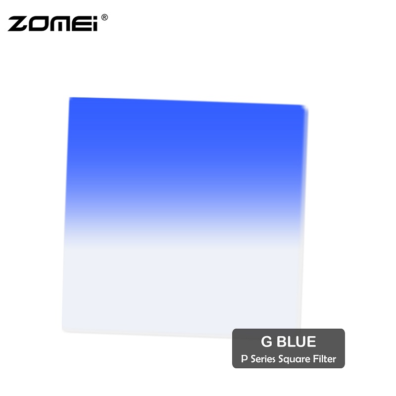 Zomei G Blue Graduated Blue Color Square Filter(Fit for Cokin Holder)