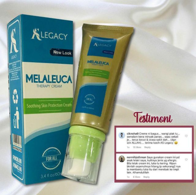ECZEMA THERAPY CREAM BY AS LEGACY - MELALEUCA CREAM FOR ALL