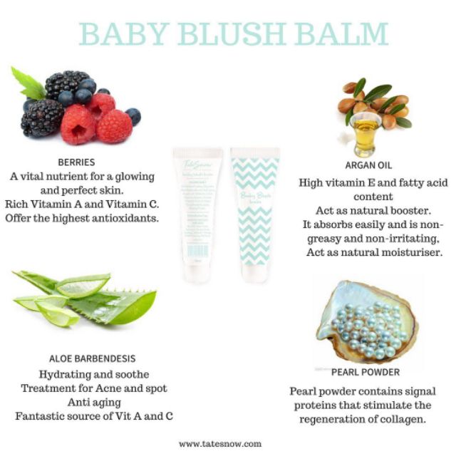 Tatesnow Baby Blush Balm (Treatment Blusher)