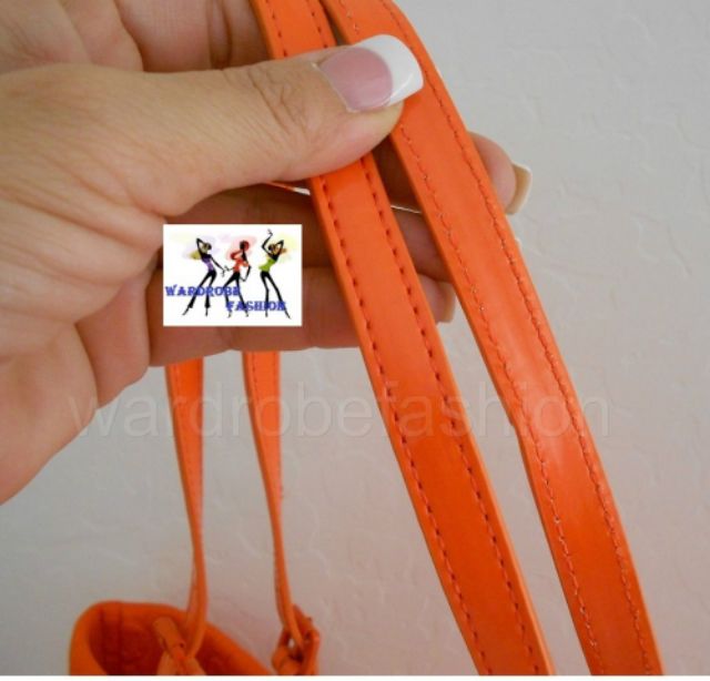 NWT Michael Kors Jet Set MK Signature Tangerine Orange Neoprene Tote Bag