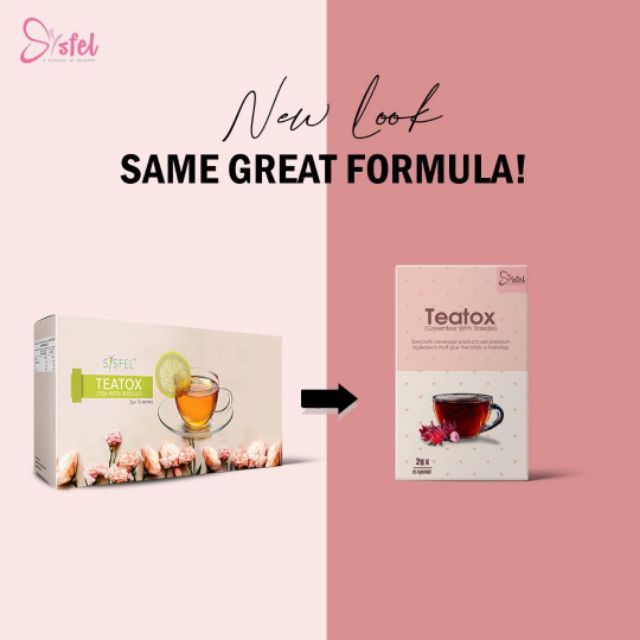 Teatox Teh Kurus | Teh Herba Botani | Slimming Tea | By Sisfel