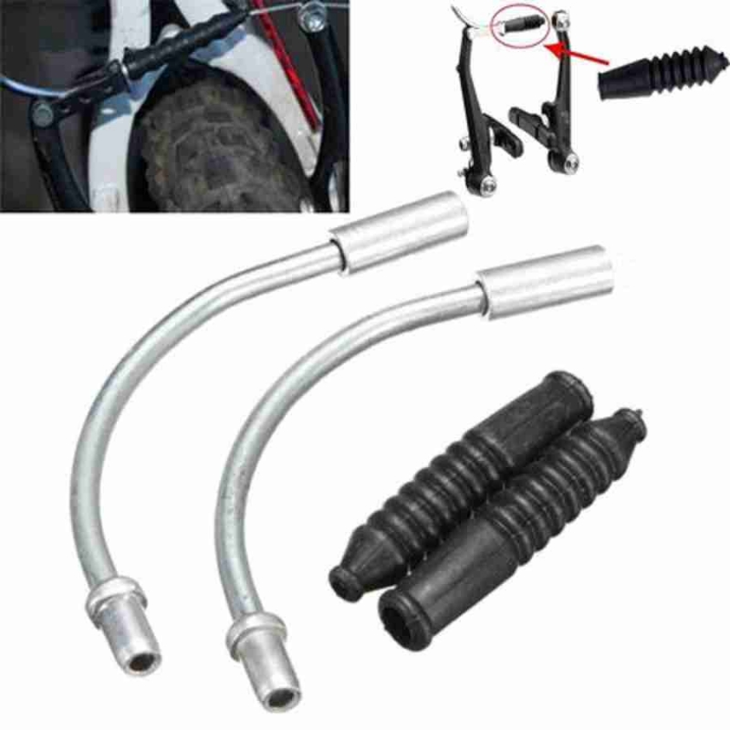 2X BICYCLE BRAKE CABLE PIPE AND RUBBER PROTECTOR