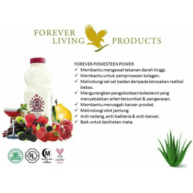 Jus Delima 🍑Pomesteen Power Forever Living 473ML🍇