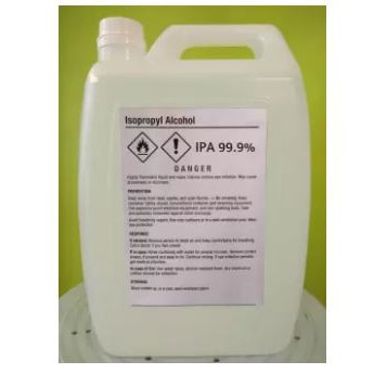 5000ML IPA 99% Pure Isopropyl Alcohol 5 liter Cecair pembasmi kuman dengan kadar alkohol 99.99% 消毒水