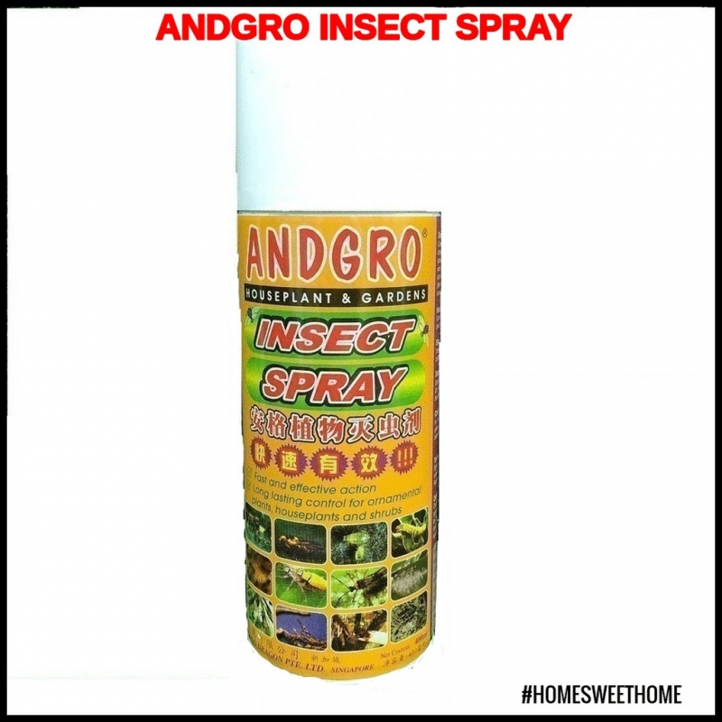 ANDGRO INSECT SPRAY x3 TIMES POWER /Pembasmi Serangga tiga kali ganda kuasa ANDGRO/ 安格植物灭虫剂