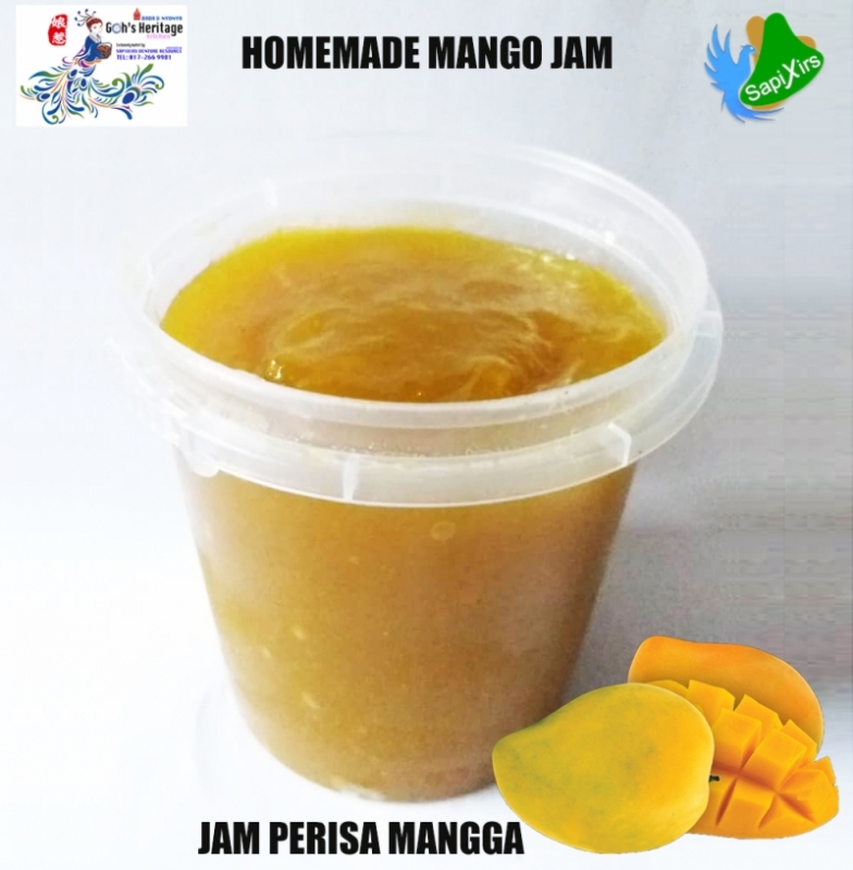 100% Pure Mango\'s Homemade Jam by Goh\'s Kitchen Melaka | Jem Mangga Asli