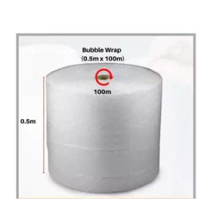 1 Roll Bubble Wrap 10mm (50CM x 100 Meter) packing Pembalut gelembung pembalut barang pos tebal 10mm 气泡膜