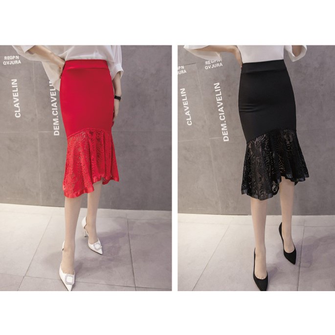 Korean Style OL Skirt Dress/ Bodycon Slim Dress/ Midi Dress 韩版OL包臀半身裙