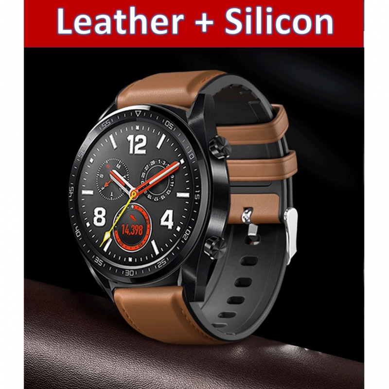 [SPECIAL] Samsung Sport S4/ Samsung Gear S3/ Samsung Galaxy Watch Strap (Leather + Silicon) 22mm Strap 三星手表带