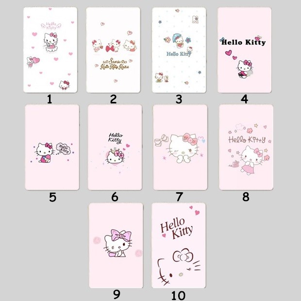 Hello Kitty Cute Card Rough Surface Sticker Touch N go Sticker