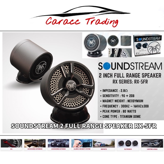 Soundstream full hot sale range speaker